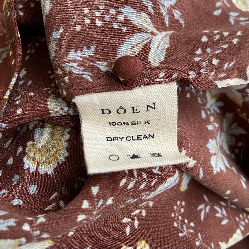 $498 Dôen Blossom Dress Cherrywood Winding Vine Floral - Picture 12 of 12